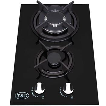 اجاق گاز صفحه‌ ای شیشه ای تی اند دی مدل TD129E T And D TD129E Glass Gas Hob